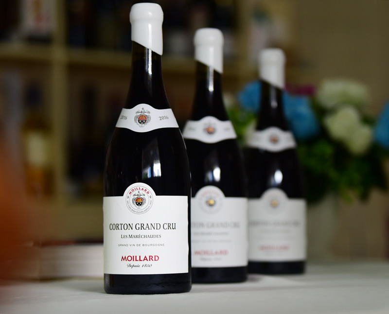 勃艮第莫兰Moillard科通马赫索特级园Corton Grand Cru 