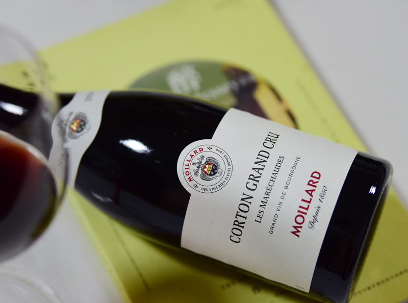 勃艮第莫兰Moillard科通马赫索特级园Corton Grand Cru 