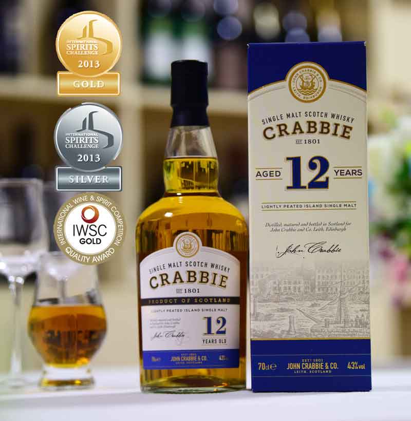 克莱比12年威士忌Crabbie Whisky